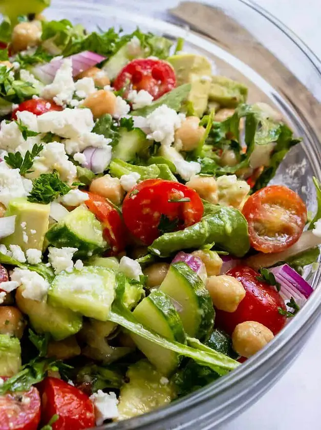 Chickpea Avocado Salad