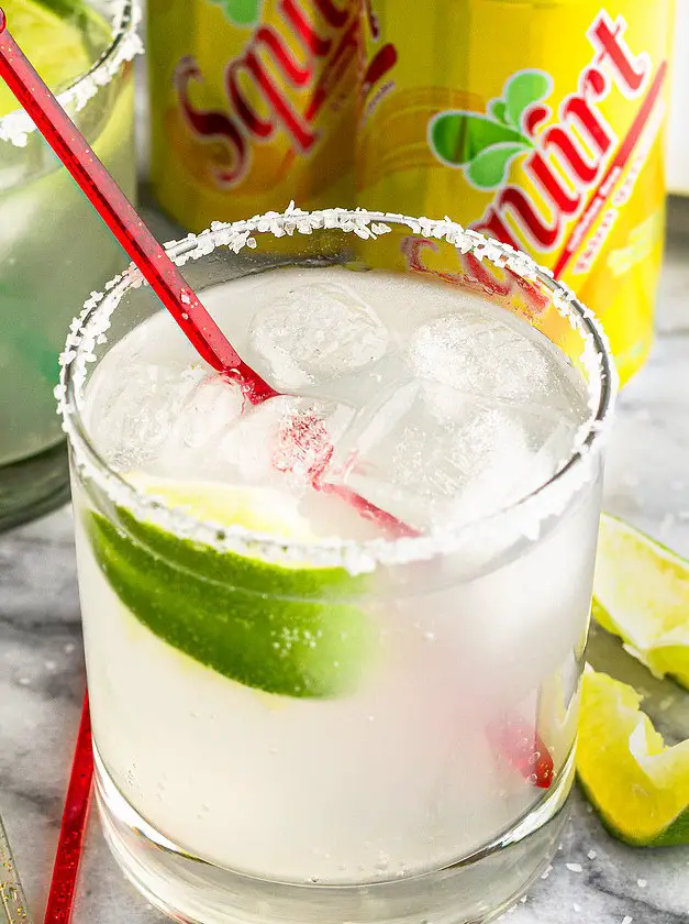 Simple Tequila and Squirt Paloma Drink