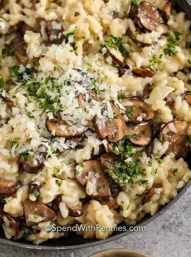 Creamy Mushroom Risotto