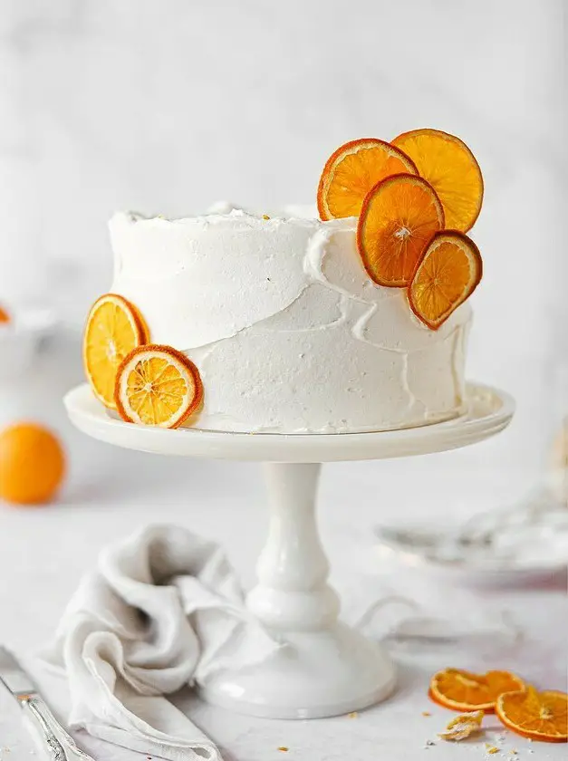 High Altitude Orange Cake