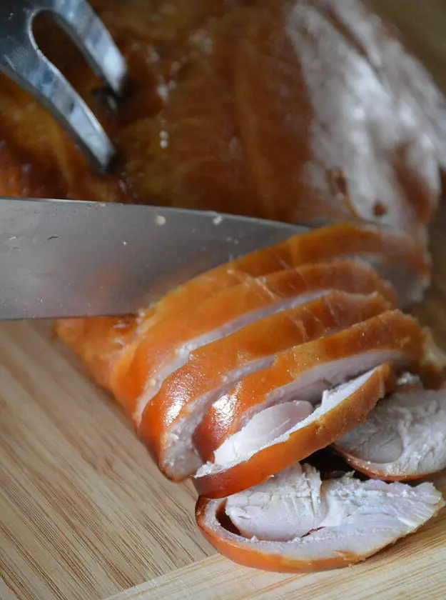 Apple Juice Brined Smoked Turkey