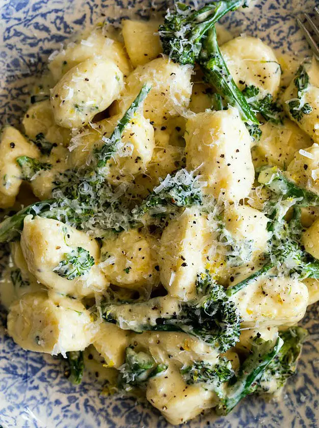 Lemon Broccoli Ricotta Gnocchi