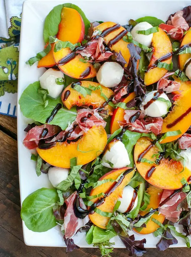 Peach Caprese Salad