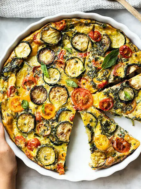 Crustless Garden Vegetable Quiche