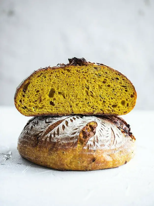 Turmeric Sourdough Bread