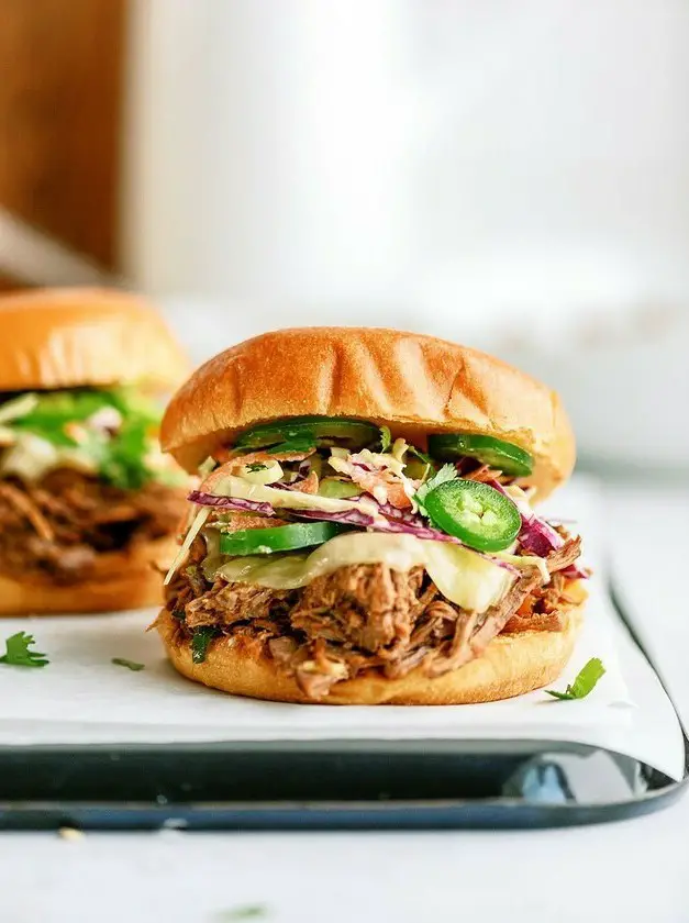 Instant Pot Southwest Shredded Beef Sandwiches