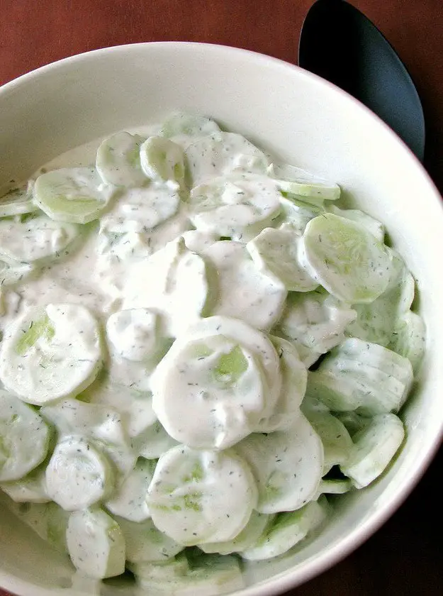 Creamy Cucumber Salad