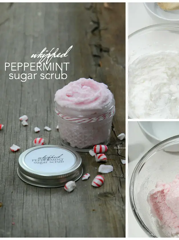 Whipped Peppermint Sugar Scrub