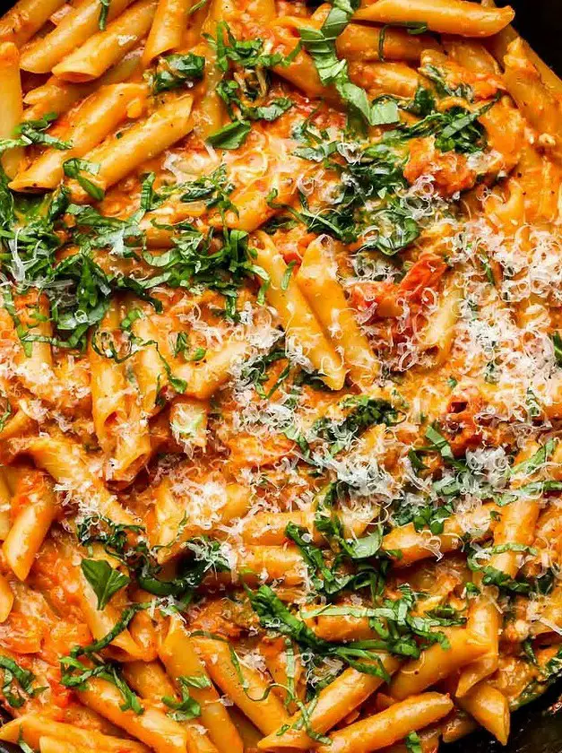 One Pan Creamy Tomato Pasta