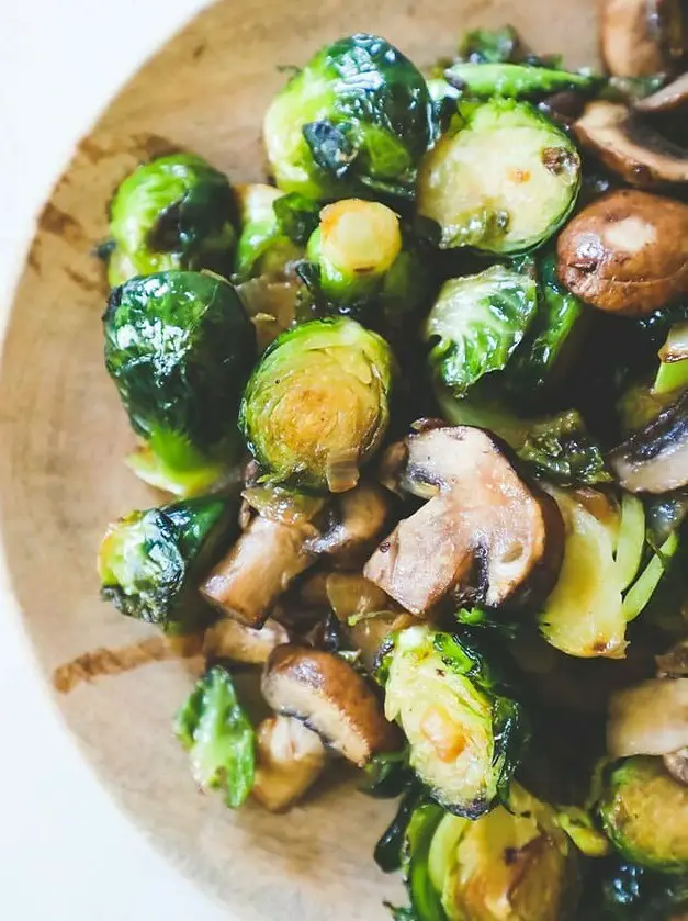 Brussels Sprouts and Mushrooms