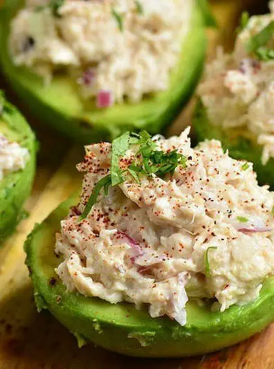 Chicken Salad Stuffed Avocado