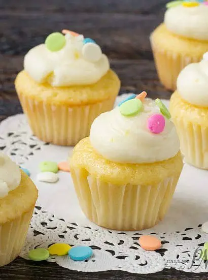 Lemon Mini Cupcakes