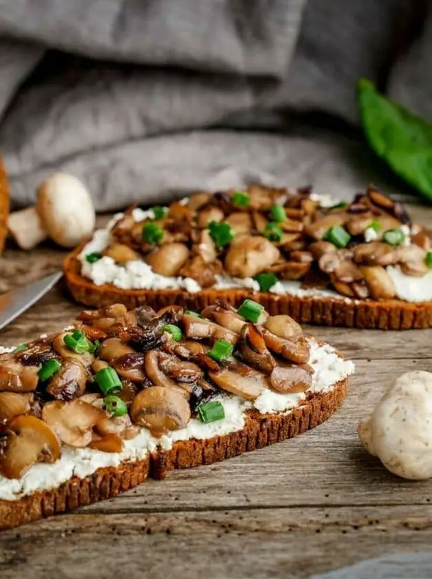 Copycat Mushroom Ricotta Toast