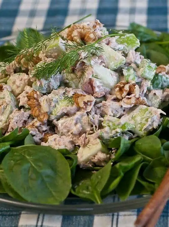 Apple Walnut Tuna Salad