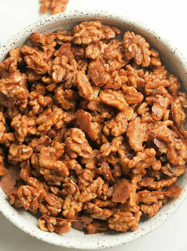 Brown Sugar Candied Walnuts