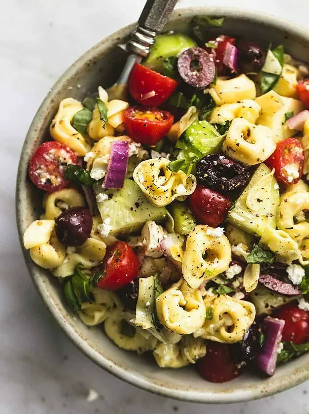 Greek Tortellini Pasta Salad