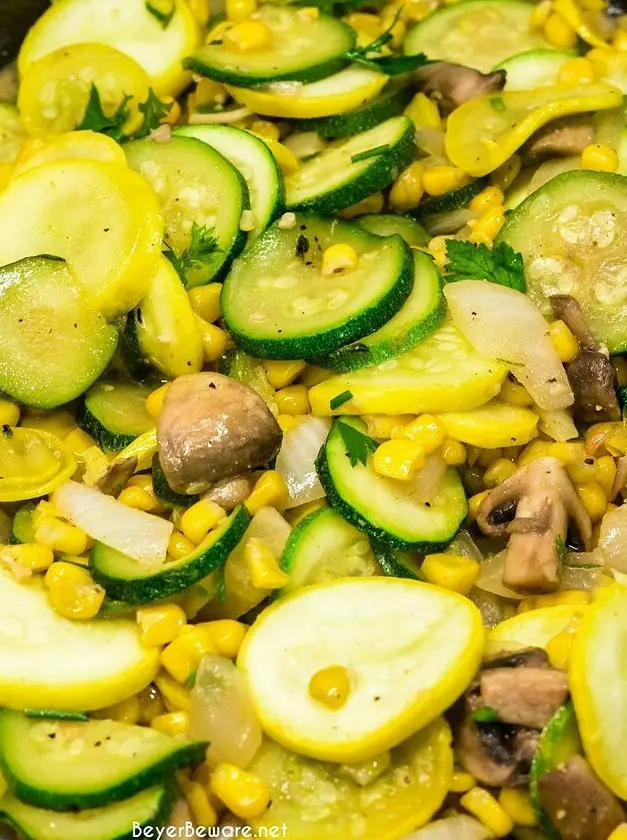 Skillet Zucchini and Summer Squash