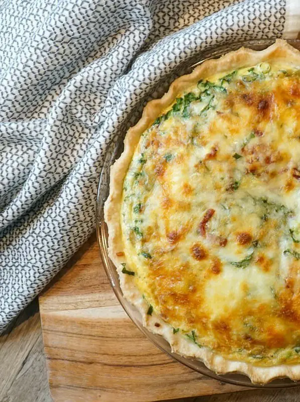 Bacon Spinach Quiche