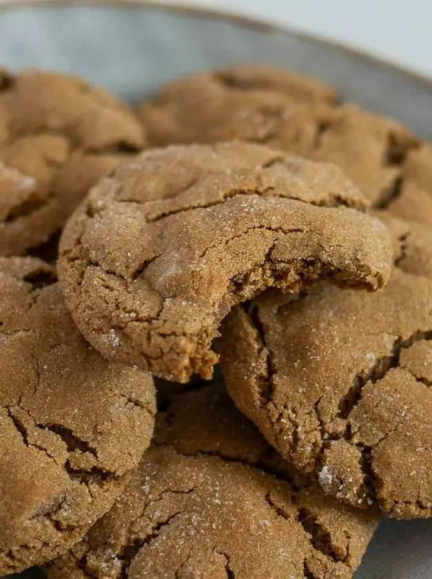 Chewy Gluten-Free Molasses Cookies with Ginger