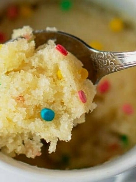 Microwave Vanilla Mug Cake