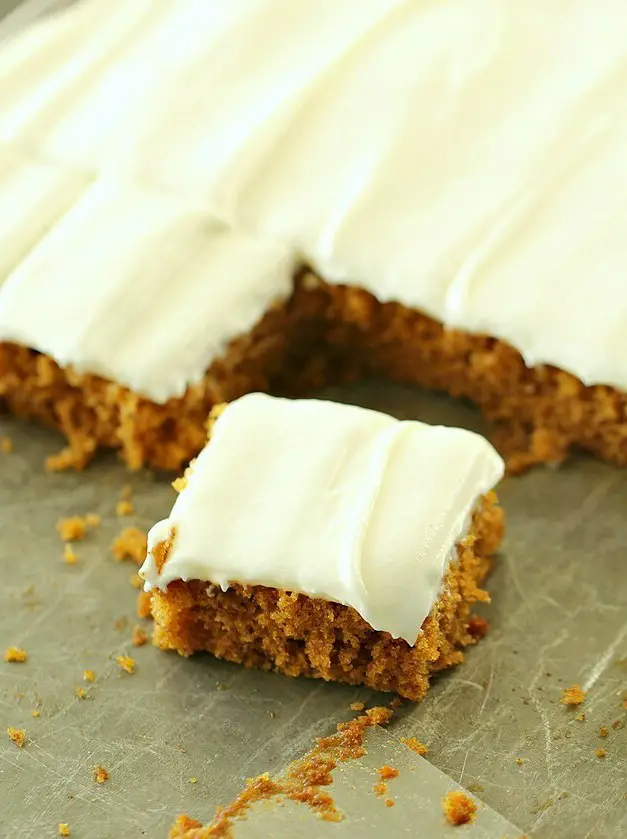 Sheet Pan Carrot Cake with Cream Cheese Frosting