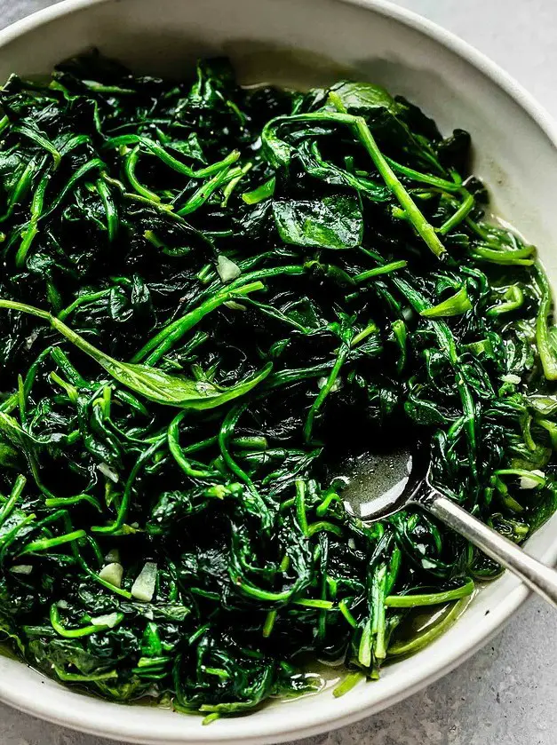 Sauteed Spinach with Garlic