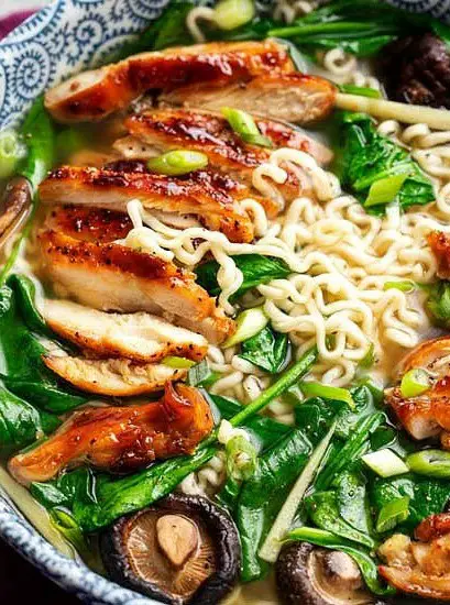 Ginger Glazed Chicken Ramen