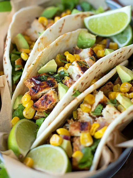 Chili Lime Chicken Tacos