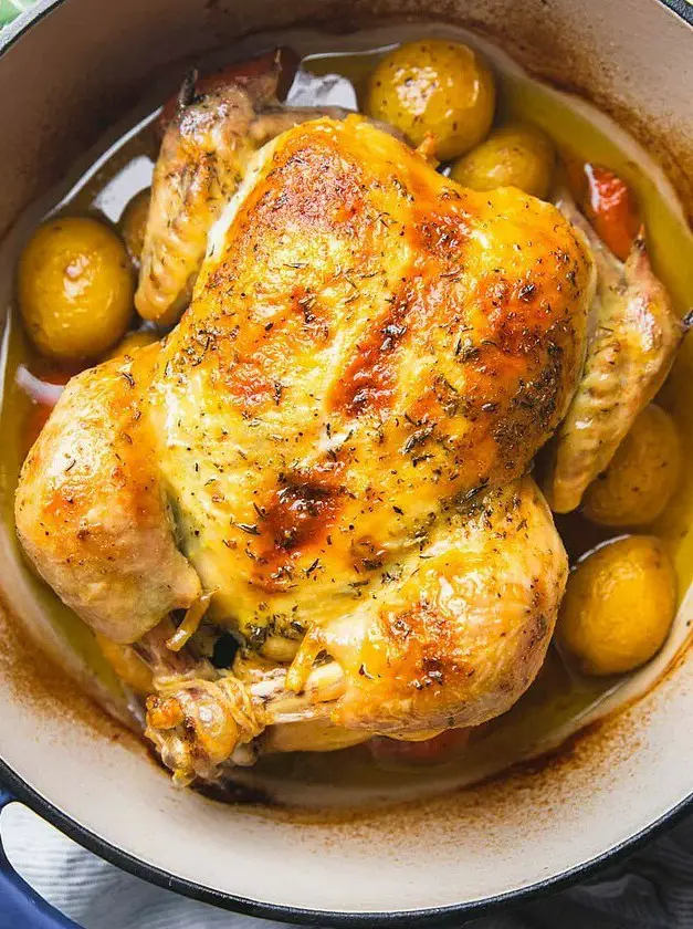 Dutch Oven Whole Chicken