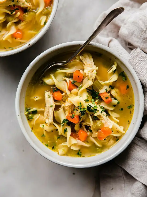 Flu-Fighting Chicken Noodle Soup