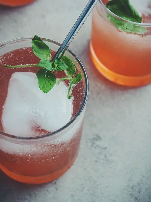 Strawberry Shrub Cocktail