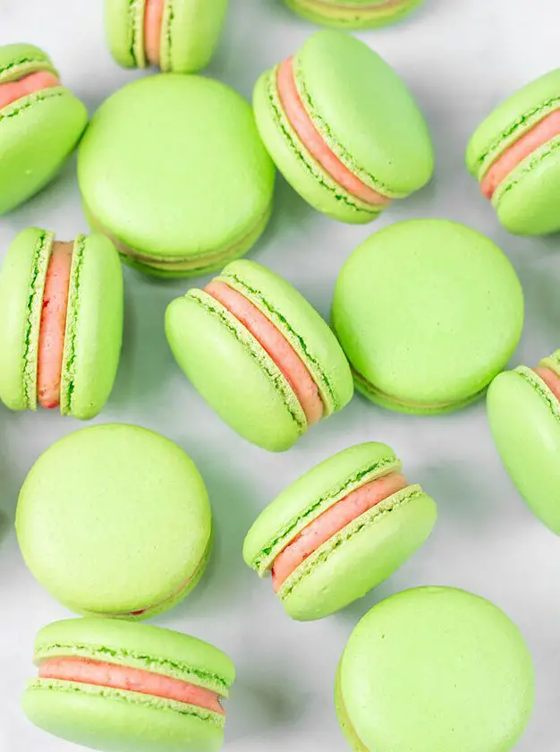 Guava Macarons