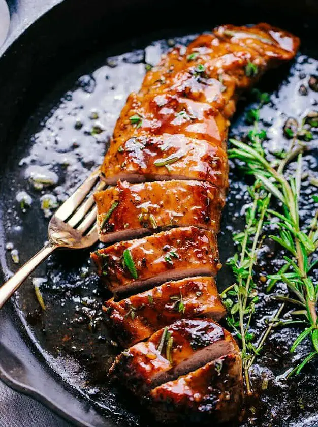 Honey Garlic Roasted Pork Tenderloin