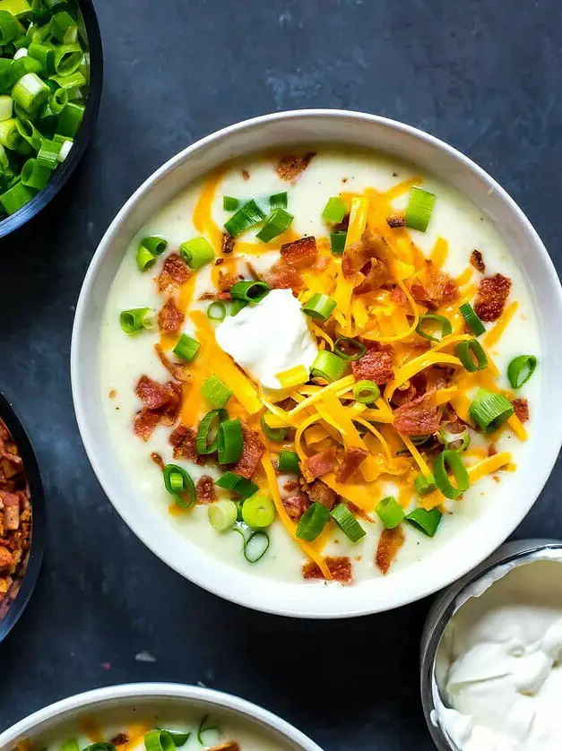 Instant Pot Loaded Baked Potato Soup