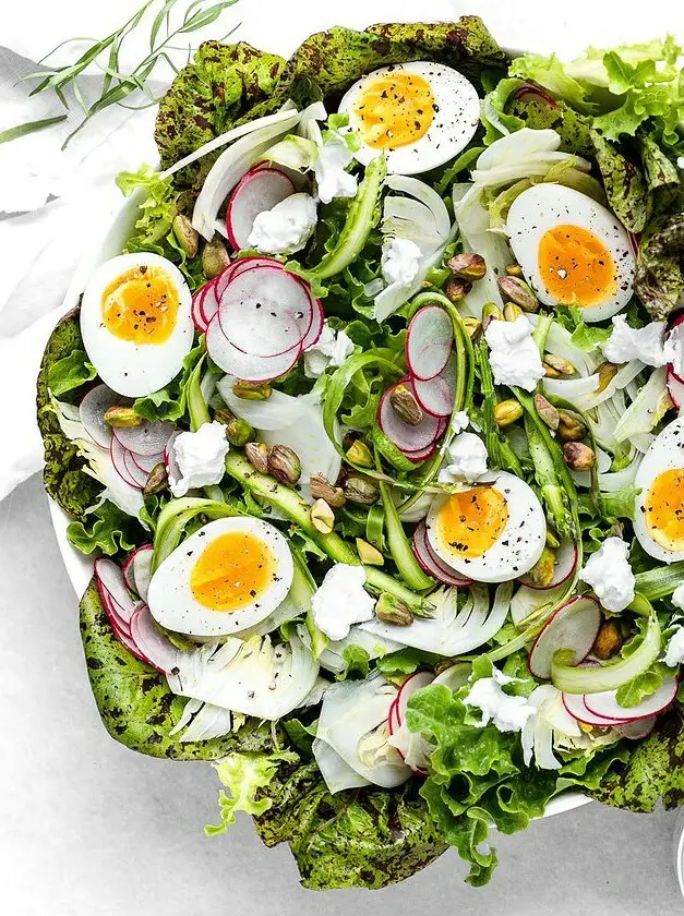 Spring Salad with Fennel and Eggs