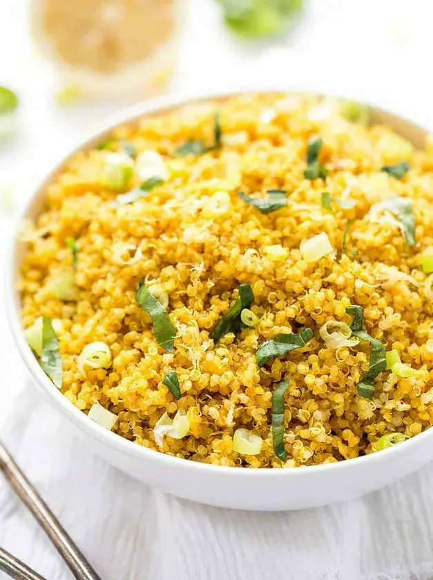 Lemon Turmeric Quinoa