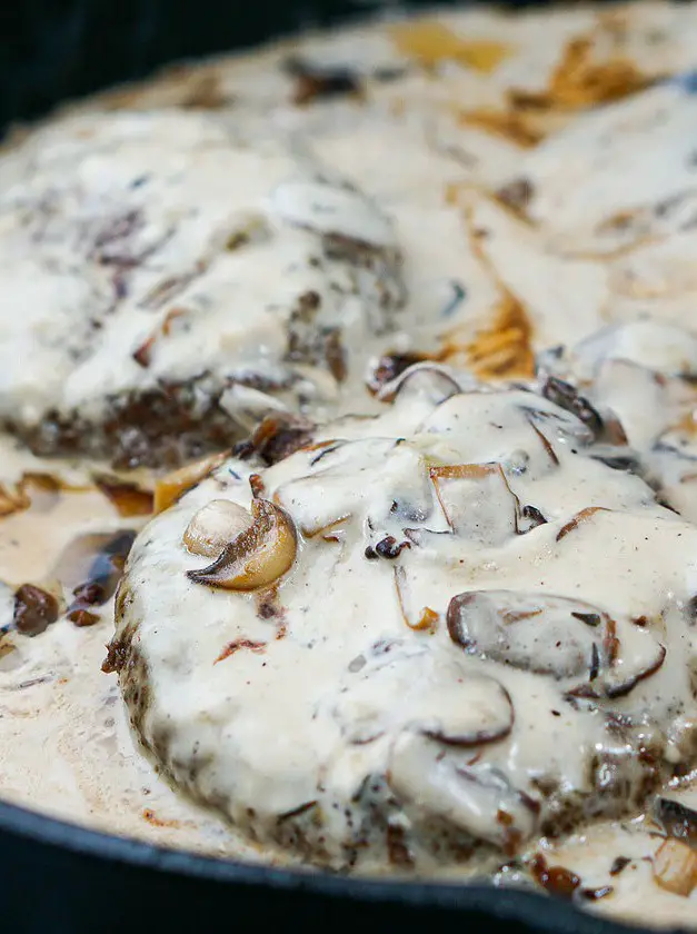 Creamy Keto Burgers with Mushroom Sauce