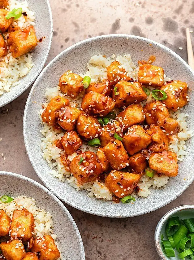 Sweet Chilli Garlic Tofu