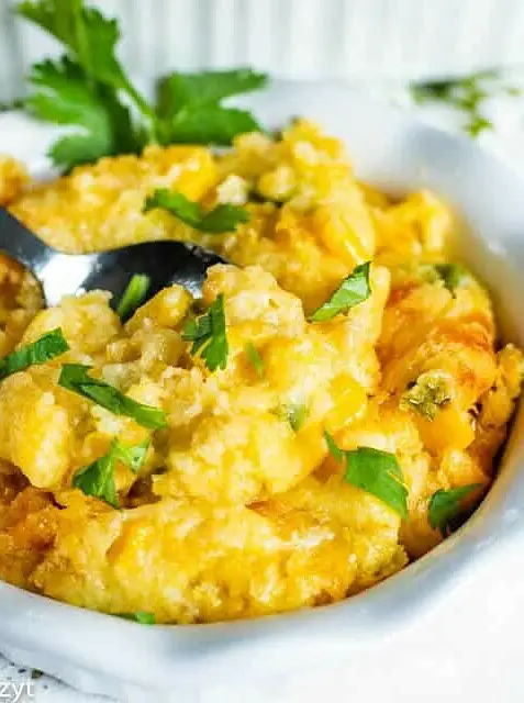 Jalapeno Cheddar Corn Casserole