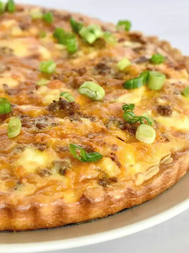 Sausage and Cheddar Breakfast Tart