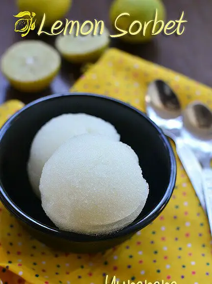 Lemon Sorbet