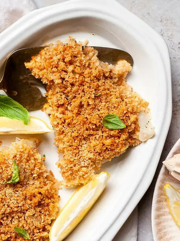 Panko Parmesan Baked Cod