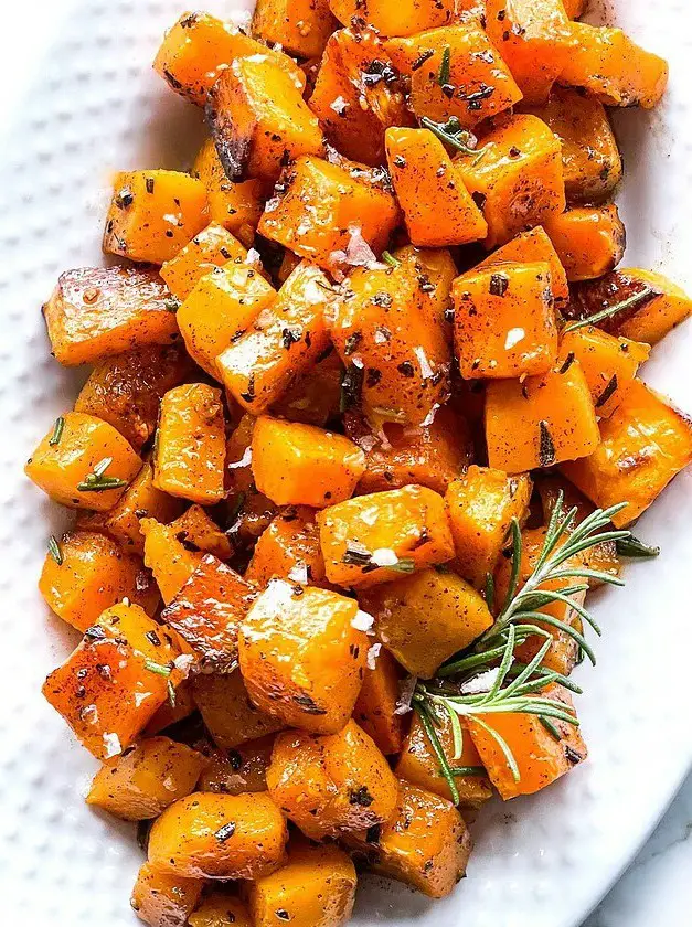 Roasted Butternut Squash with Maple Browned Butter