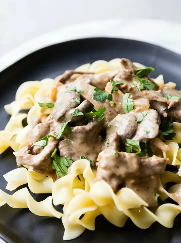 Instant Pot Beef Stroganoff