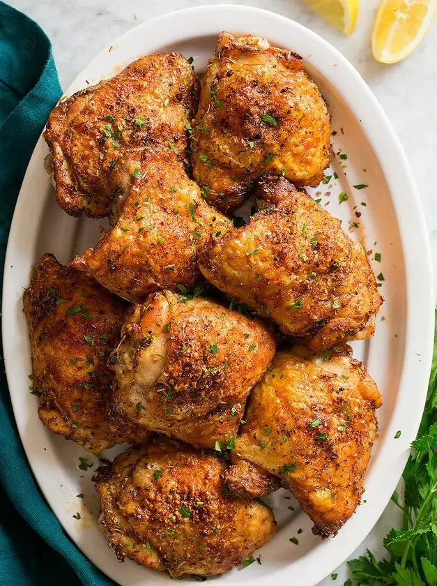 Baked Chicken Thighs