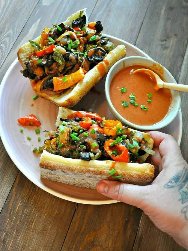 Vegan Roasted Vegetable Subs