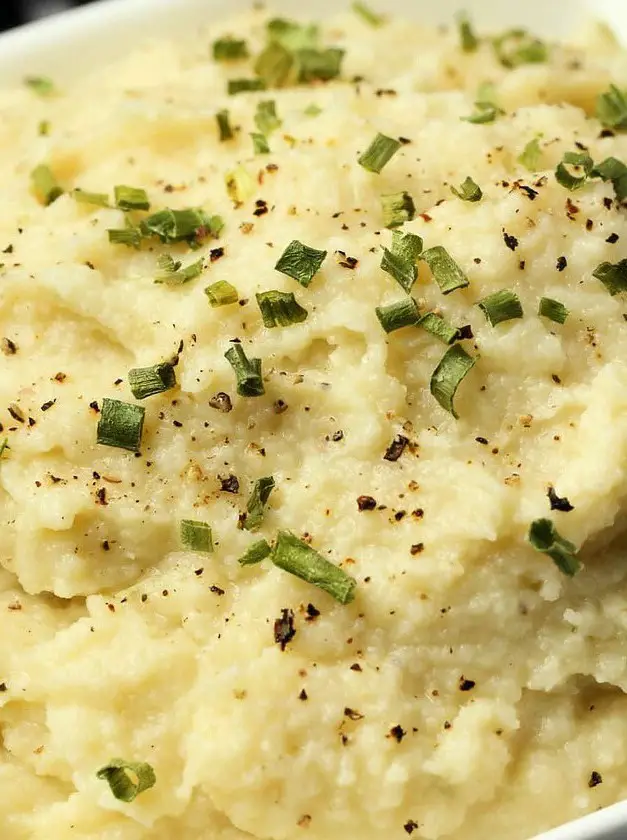 Vegan Mashed Cauliflower