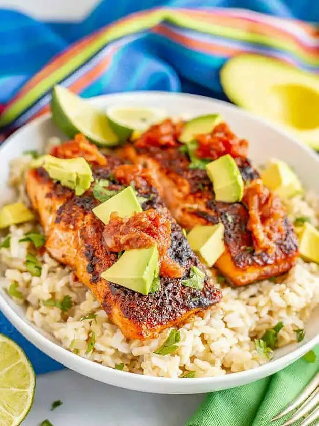 Southwest Baked Salmon