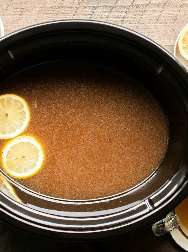 Slow Cooker Beef Bone Broth