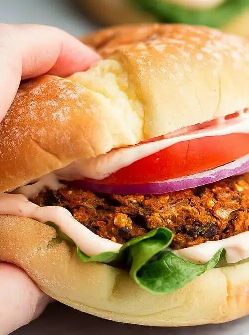 Sweet Potato Black Bean Burger